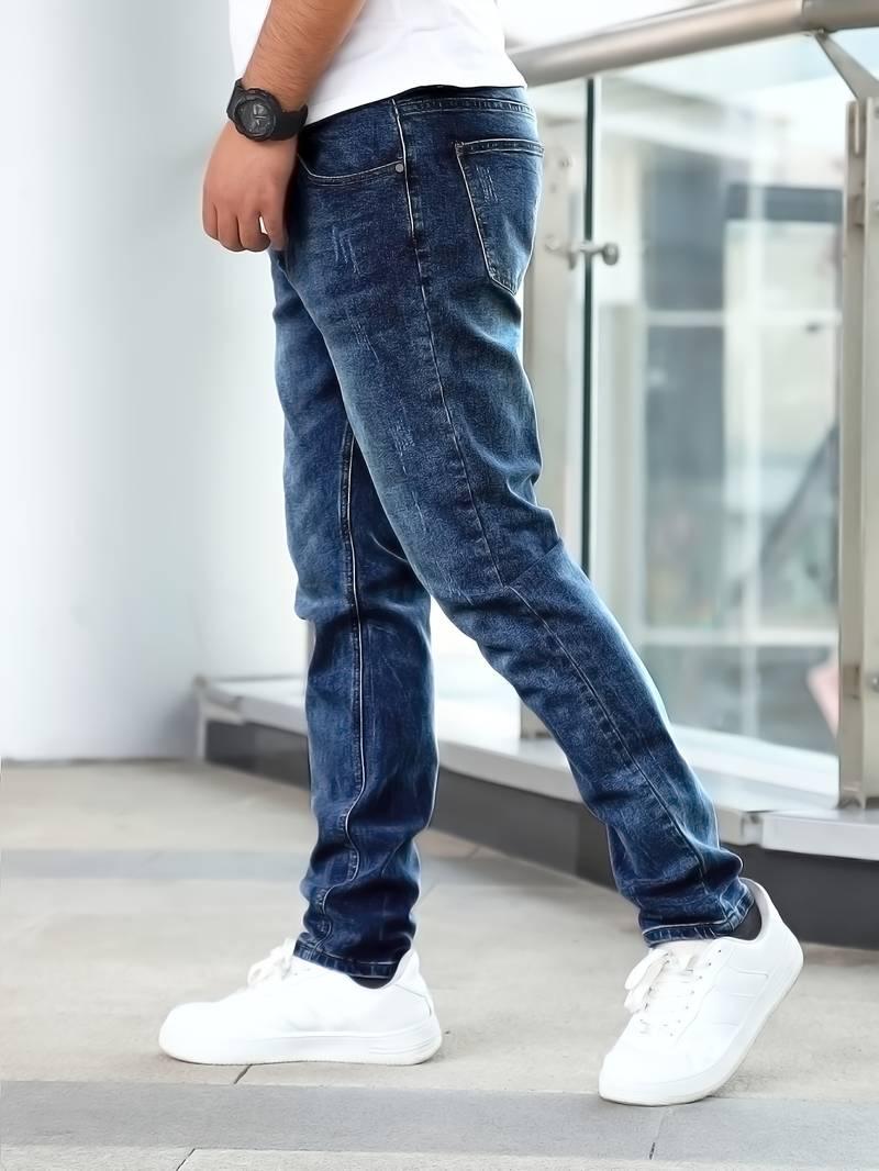 Jacob – lässige jeans mit mittlerem stretchanteil für herren - LOVEZOE