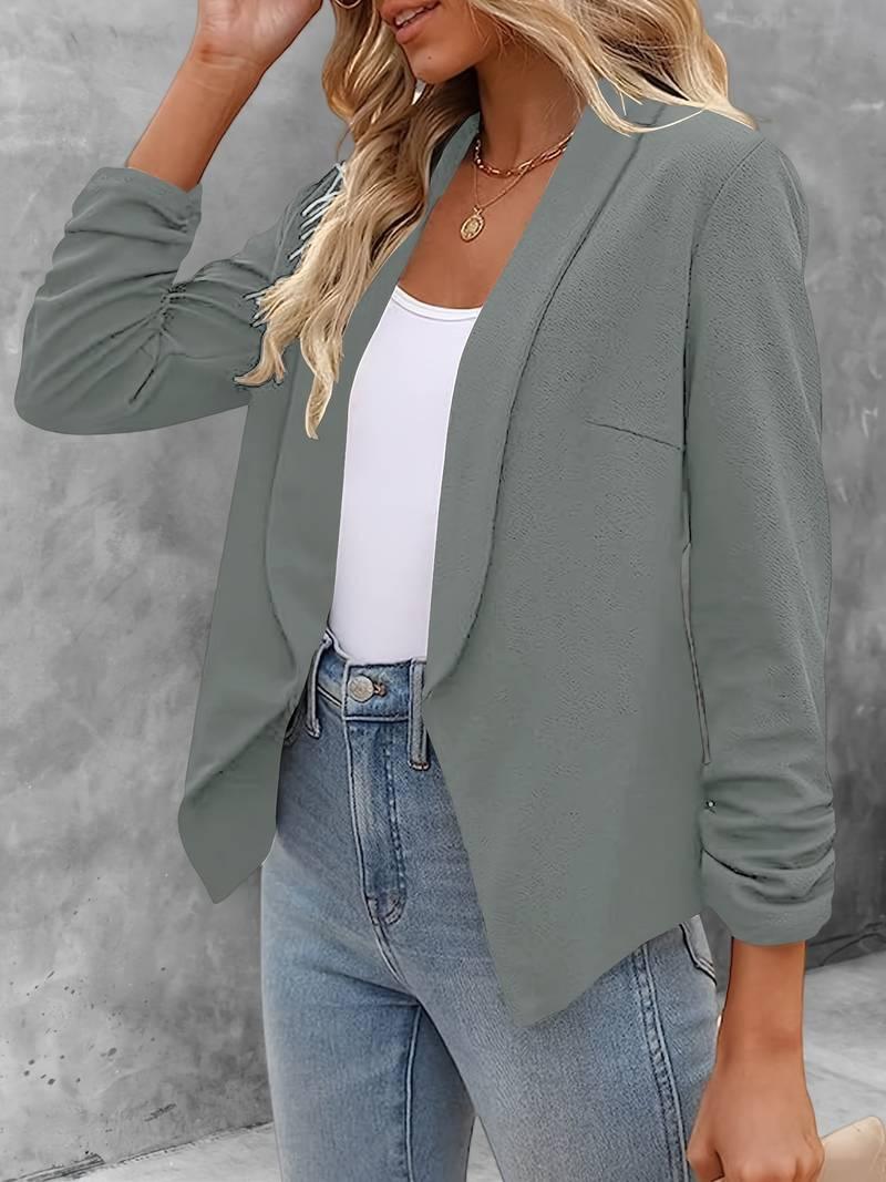 Isabella – stilvoller blazer mit offener vorderseite - LOVEZOE