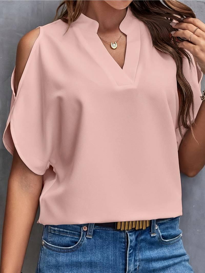 Sophia – schulterfreie bluse für frühling und sommer - LOVEZOE