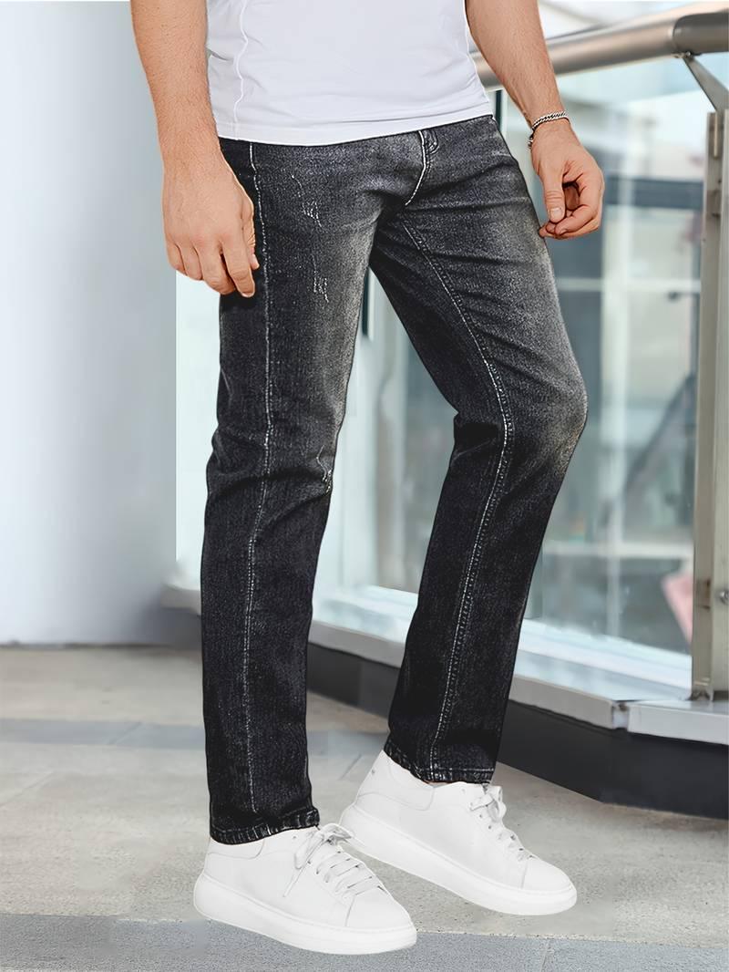 Jacob – lässige jeans mit mittlerem stretchanteil für herren - LOVEZOE