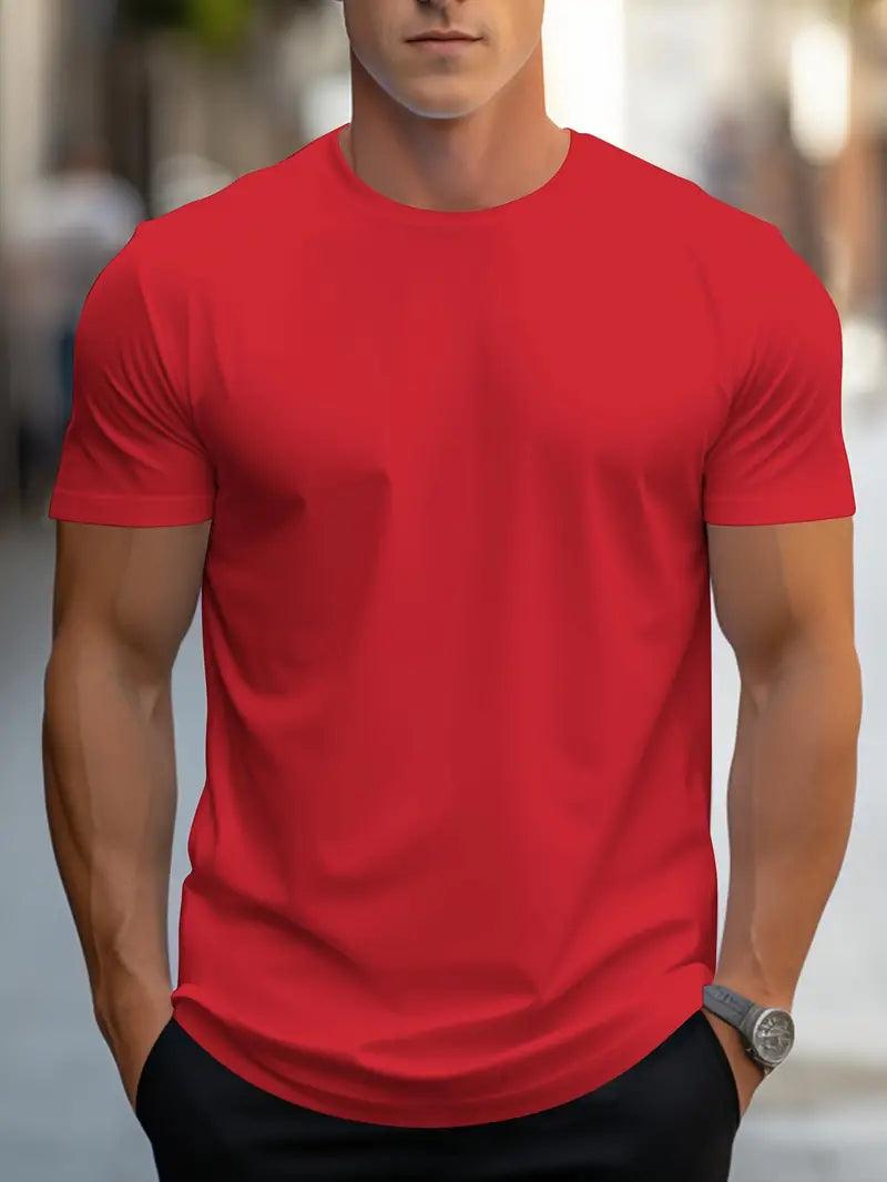 Benjamin – lässiges rundhals-t-shirt für herren - LOVEZOE