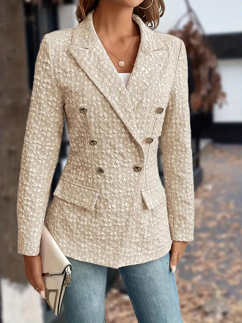 Charlotte – stilvoller zweireihiger blazer - LOVEZOE