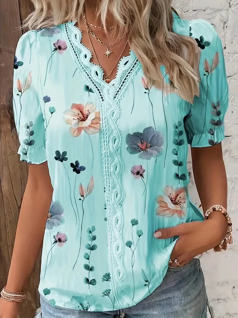 Sakine™ - Bluse mit Blumenmuster