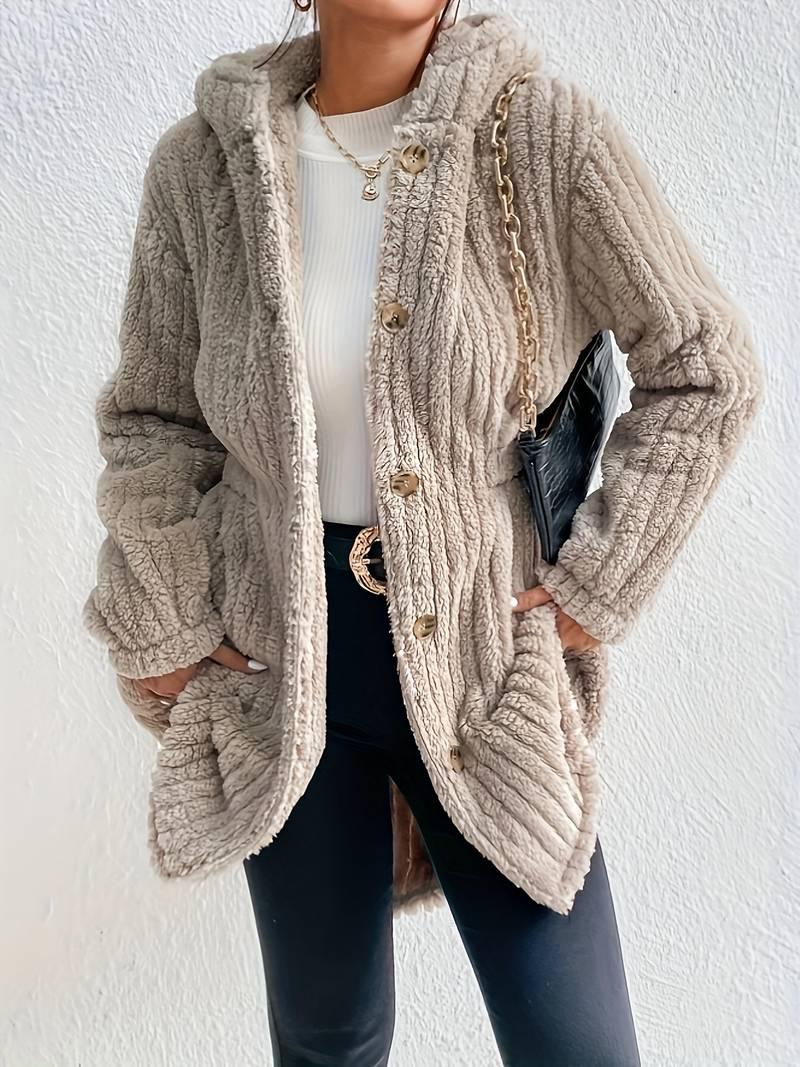 Emma – stylische langarm-kapuzenjacke - LOVEZOE