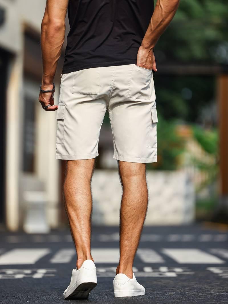 Jamie – lässige cargo-shorts mit taschen für herren - LOVEZOE