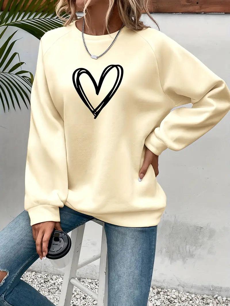 Emily – eleganter pullover mit herzmuster - LOVEZOE