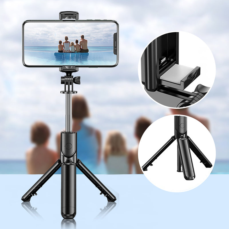 Tragbares Bluetooth-Selfie-Stick-Stativ