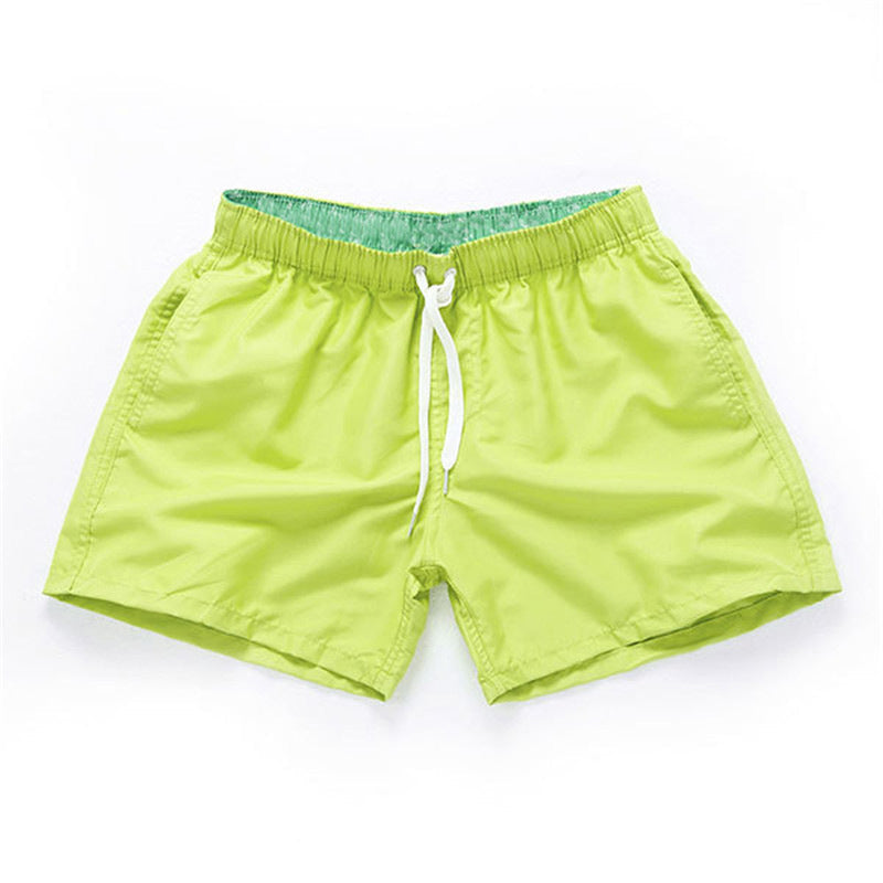 Einfarbige Strandshorts für Herren