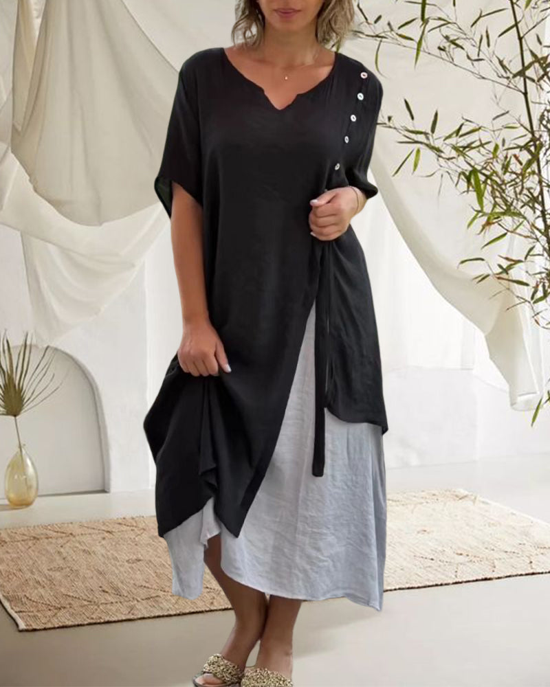 Velissa™ Asymmetrisches Kleid