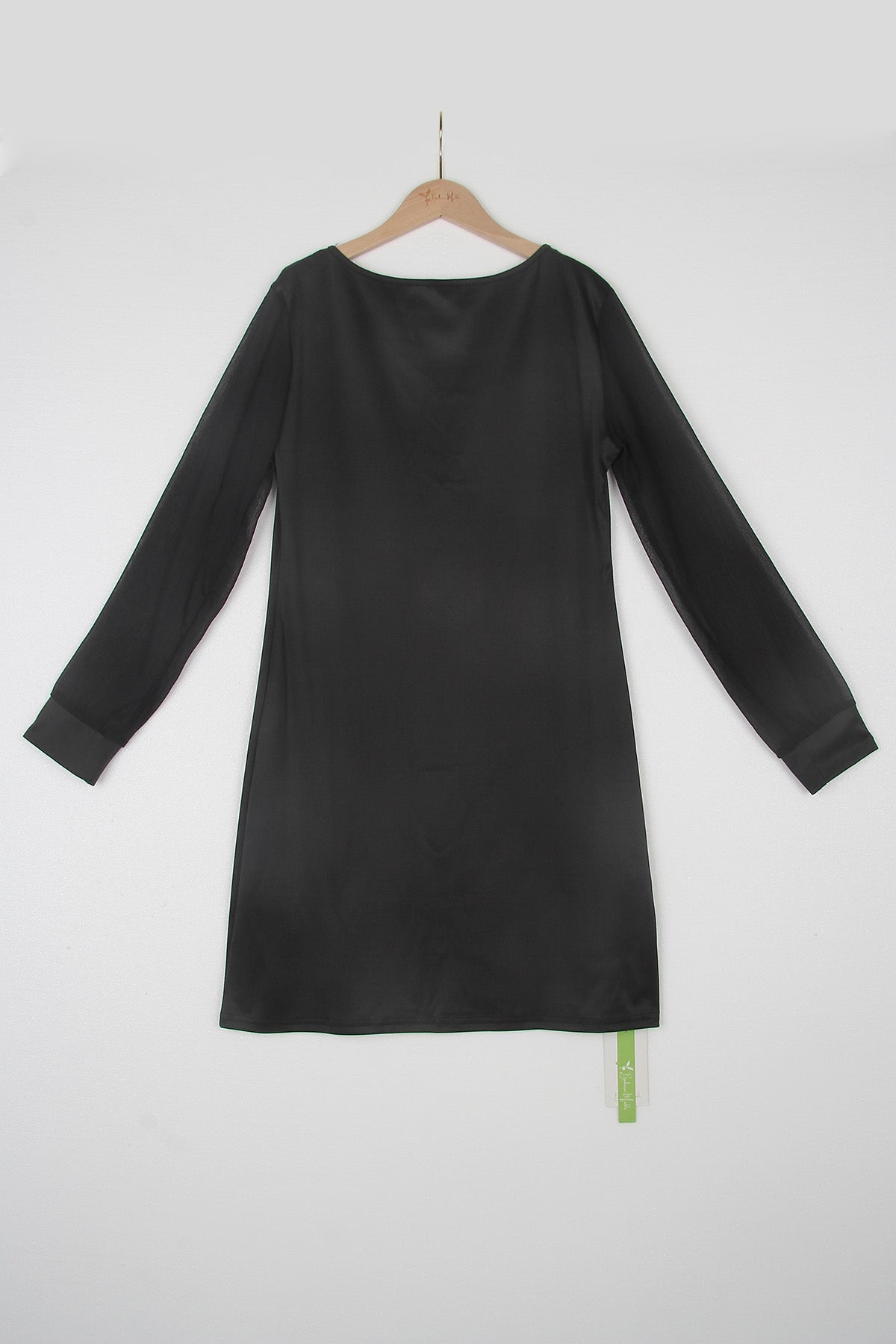 Schwarze Eleganz Robe