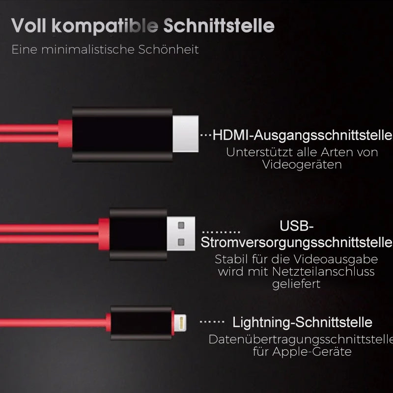 HDMI Kabel, 1080P, Transmit Audio und Video Heimkino