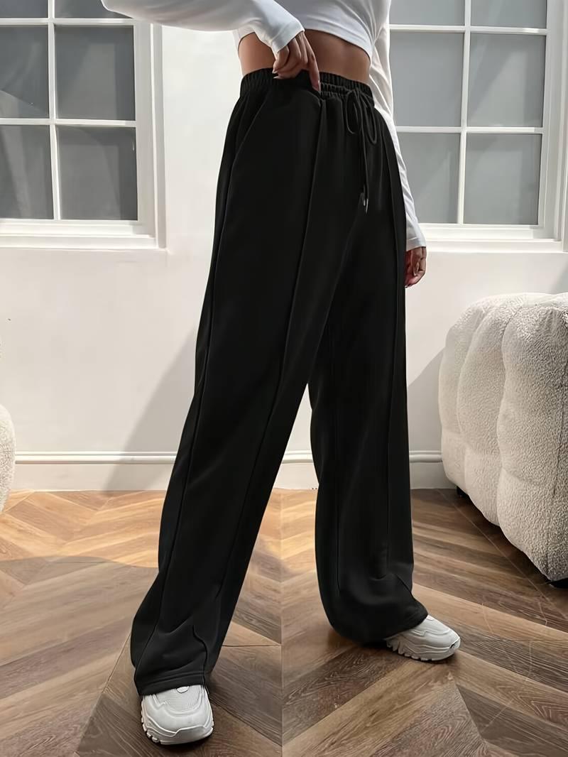 Hannah – lässige, lockere hose mit hoher taille - LOVEZOE