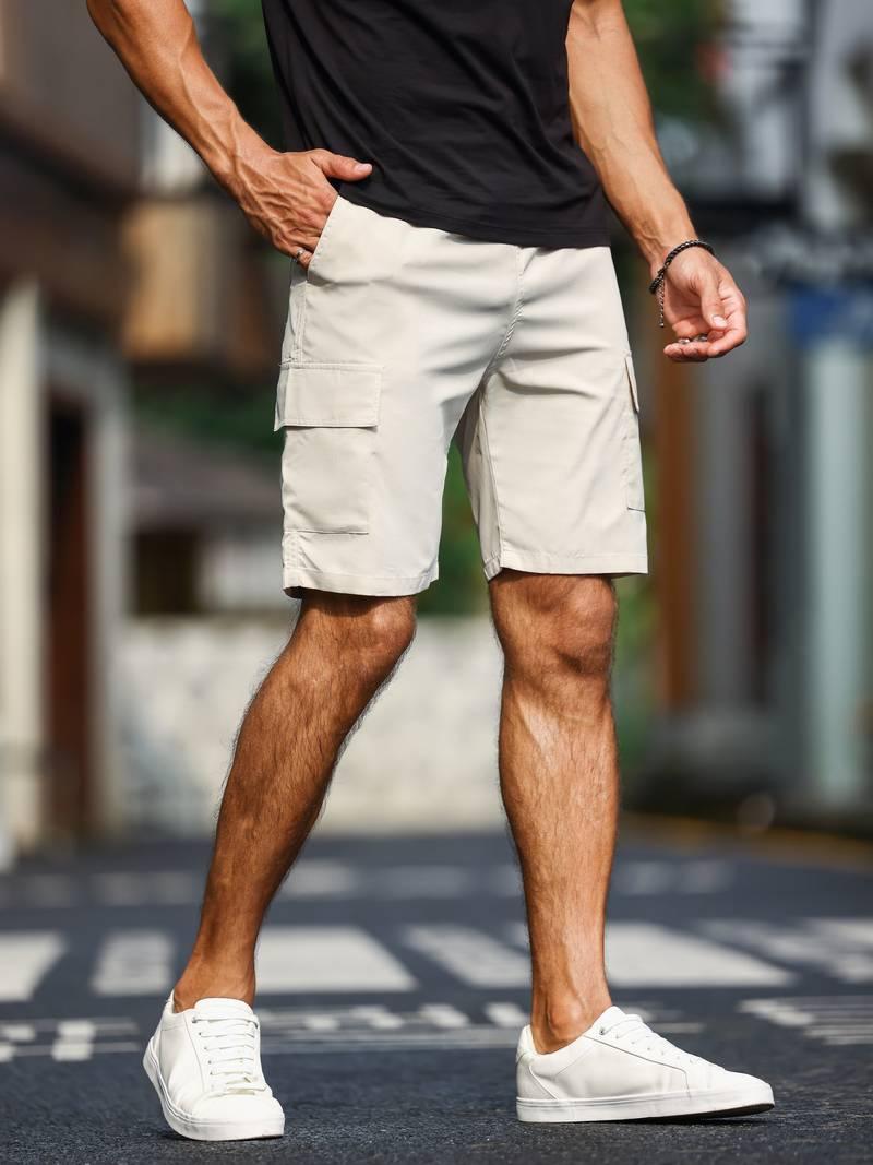 Jamie – lässige cargo-shorts mit taschen für herren - LOVEZOE