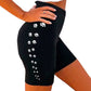 Fitness-Yoga-Shorts mit buntem Druck