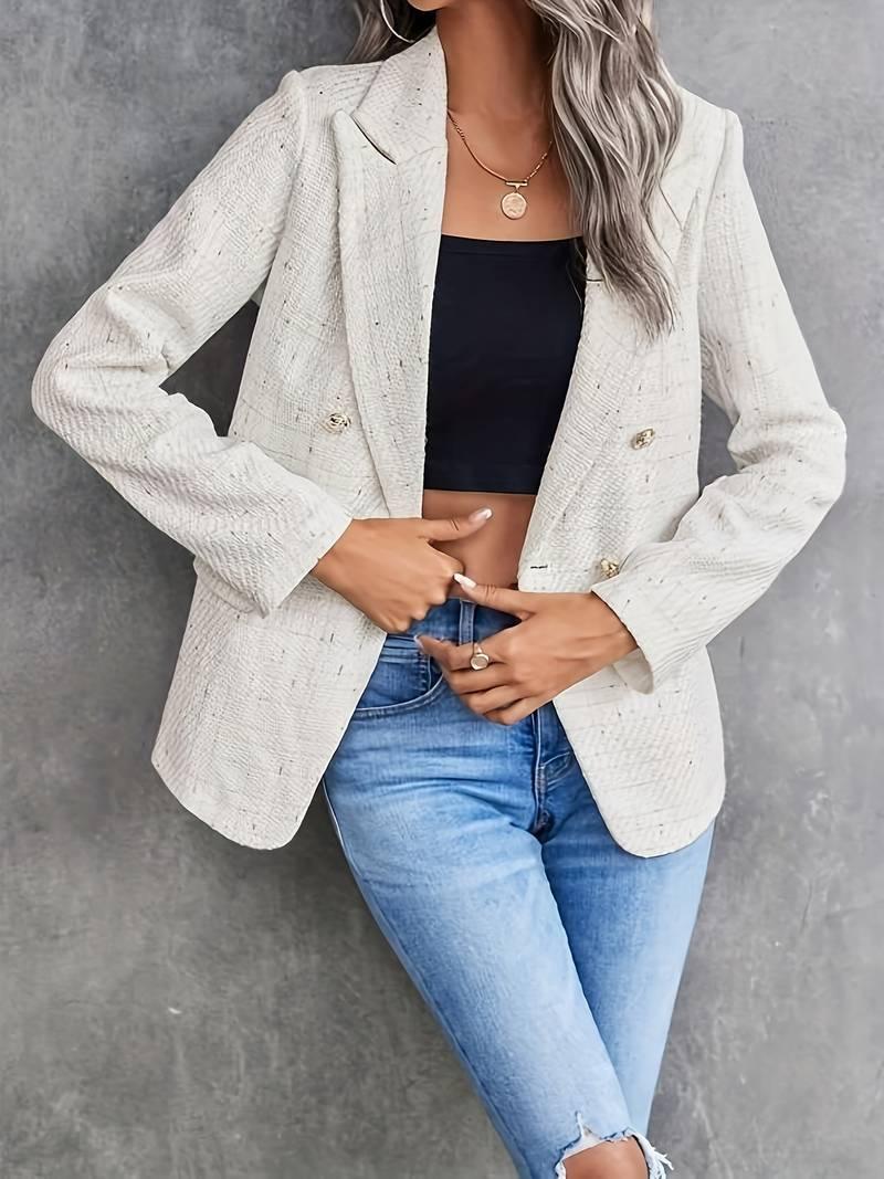 Abigail – langärmliger blazer mit reverskragen - LOVEZOE