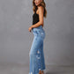 Super Stylische Damen High-Waist Jeans im lässigen Washed Look