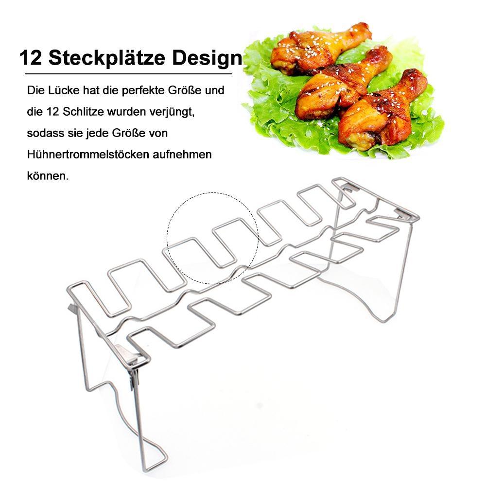 Grillender Hühnertrommelstockhalter