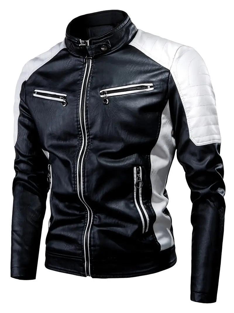 Simon – stylische bikerjacke für herren - LOVEZOE