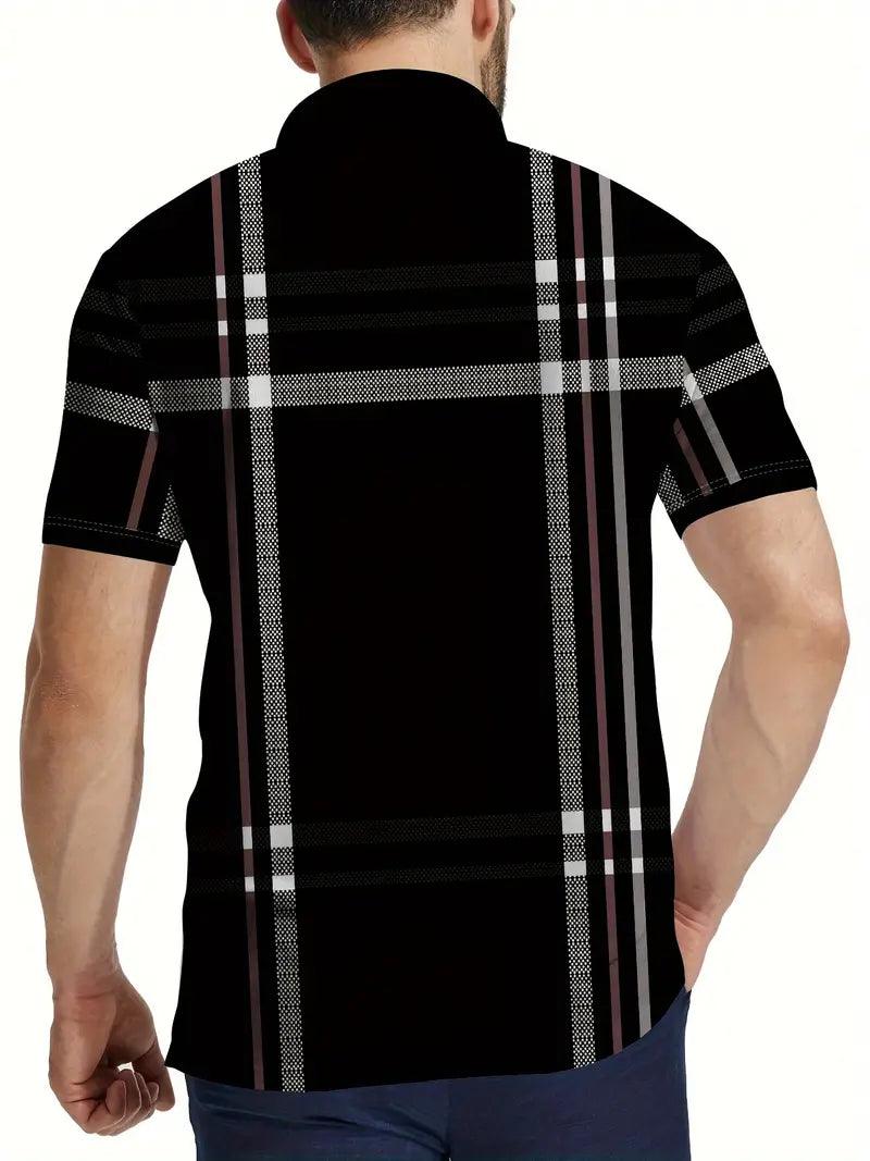 Oveth – stylisches gestreiftes kurzarm-t-shirt für herren - LOVEZOE