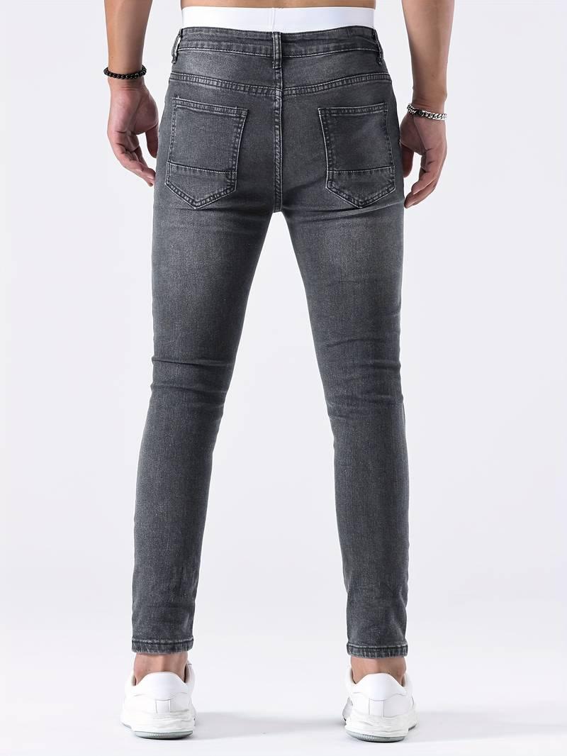 Sebastian – slim-fit-jeans mit legeren rissen - LOVEZOE