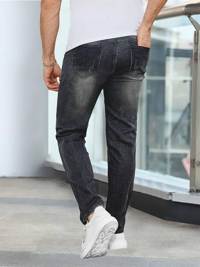 Jacob – lässige jeans mit mittlerem stretchanteil für herren - LOVEZOE