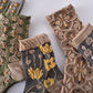 5 Paar Damen Socken aus Baumwolle mit Blumenmuster