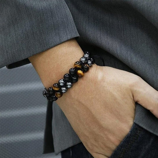 Verstellbares Armband aus natürlichem Erz