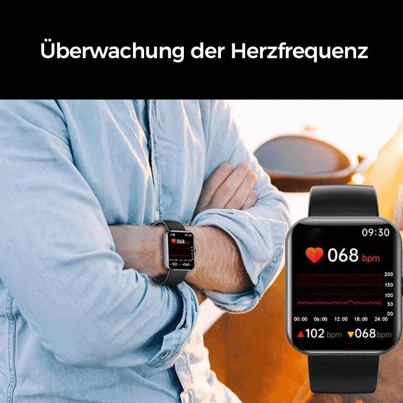 Intelligentes Armband zur Herzfrequenz- und Blutdrucküberwachung