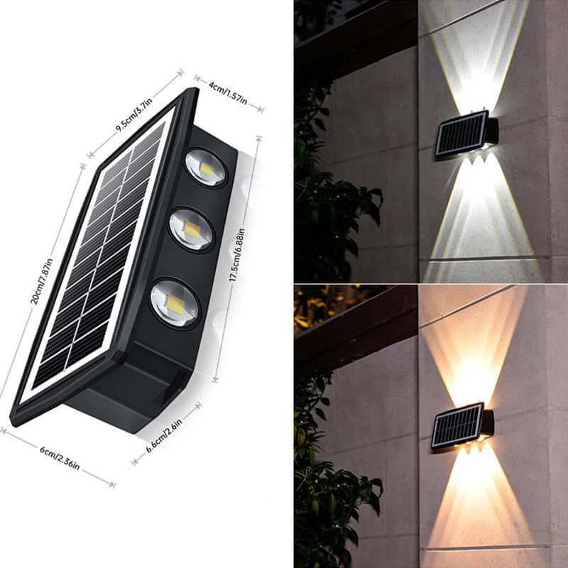 50% Rabatt | WallGlow™ Solar Außenwandleuchte