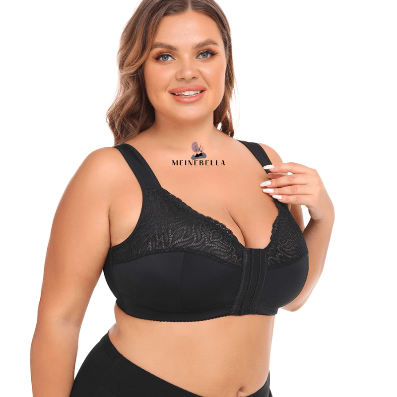 Meinebella™ Frontverschluss BH mit Spitze Ohne Bügel - LOVEZOE