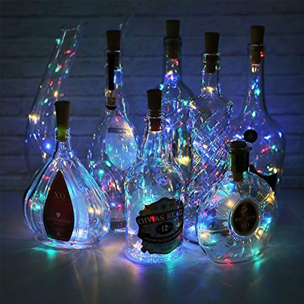 LED Flaschenlicht Korken Nachtlicht DIY Deko Geschenk