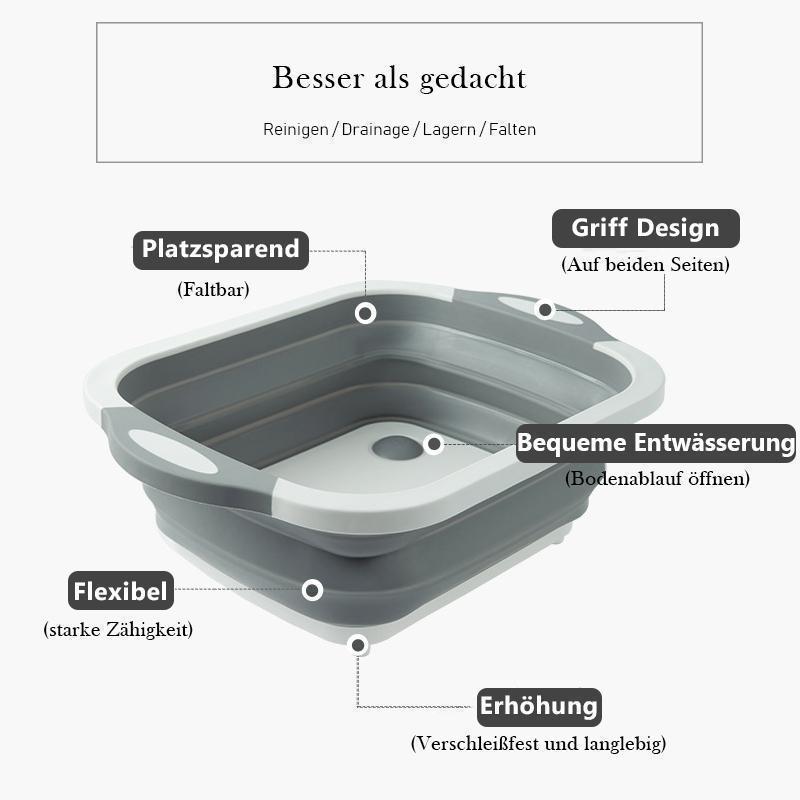 3 IN 1 MULTI-BOARD – MULTIFUNKTIONALES, FALTBARES SCHNEIDEBRETT