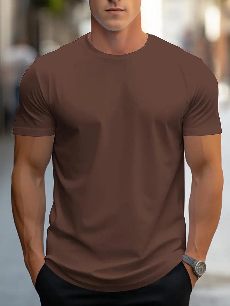 Benjamin – lässiges rundhals-t-shirt für herren - LOVEZOE