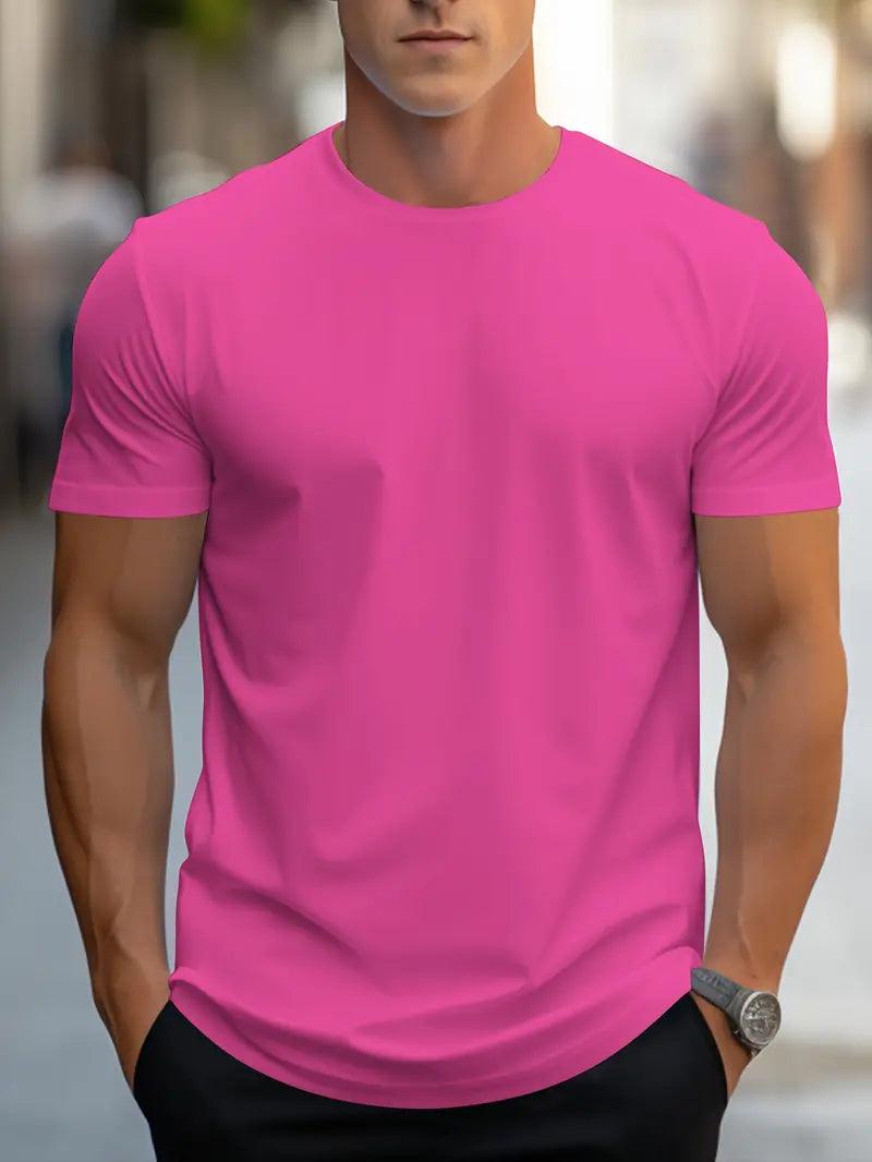 Benjamin – lässiges rundhals-t-shirt für herren - LOVEZOE