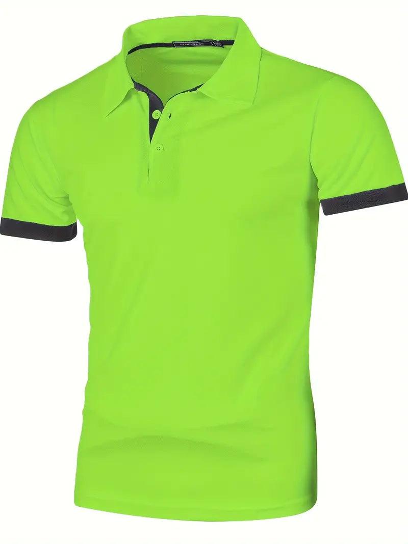 William – lässiges colorblock-shirt für herren - LOVEZOE