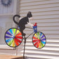 Katze Fahrrad Wind Spinner