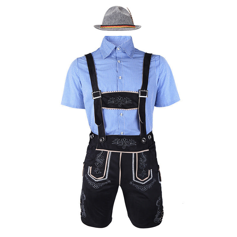 Bastian | Oktoberfest Herrenhose mit deutscher Trachtenstickerei