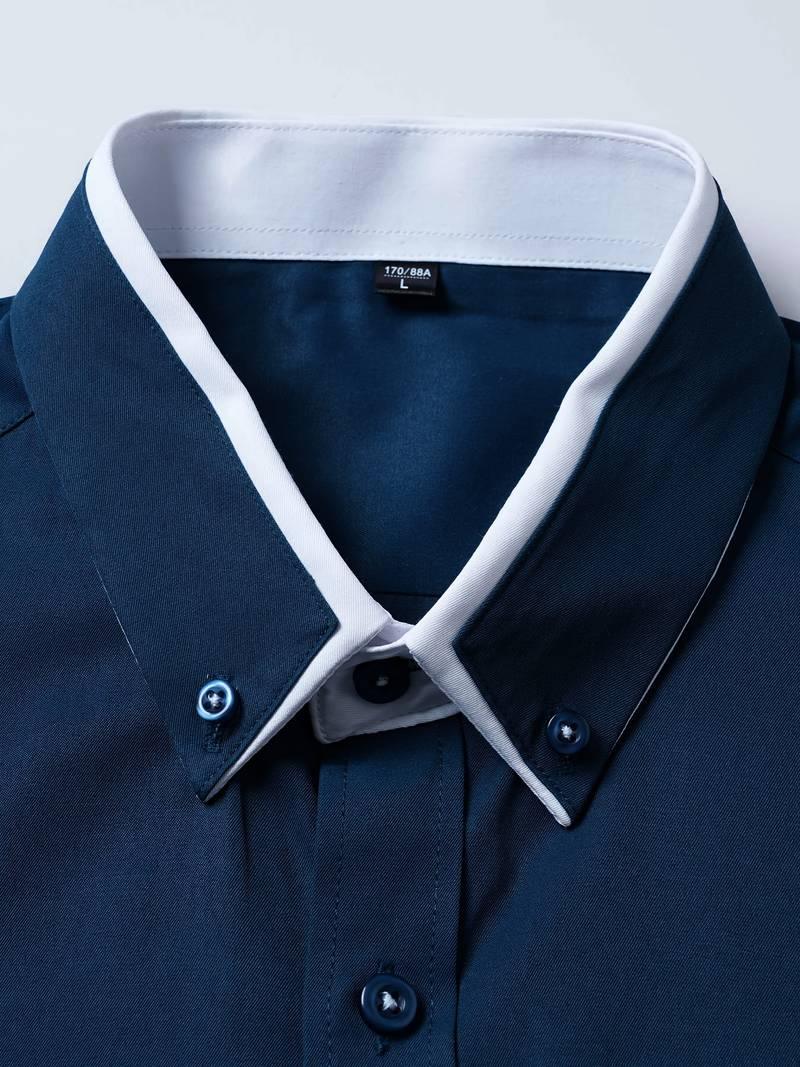 Kevin – klassisches button-up-hemd für herren - LOVEZOE