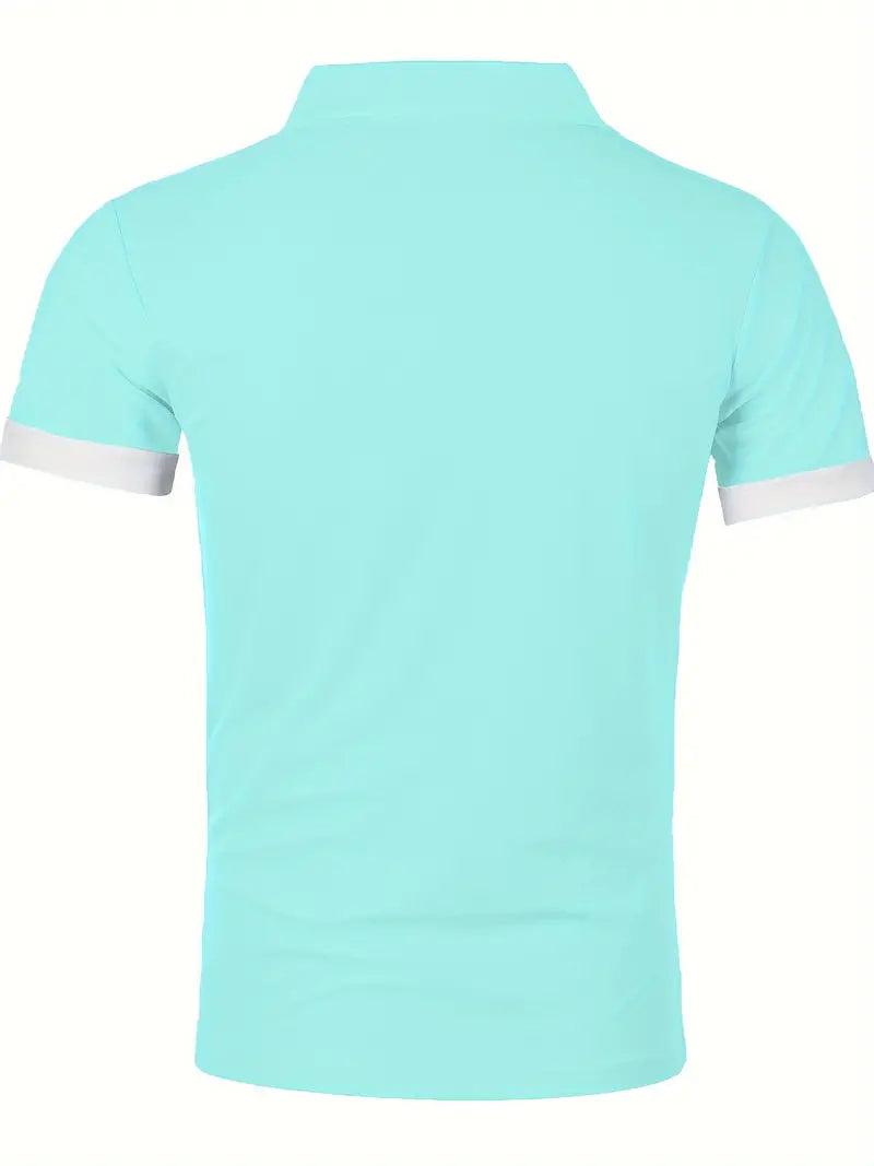 William – lässiges colorblock-shirt für herren - LOVEZOE