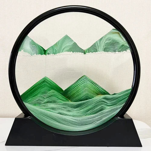 3D Sanduhr Tiefsee-Sandlandschaft