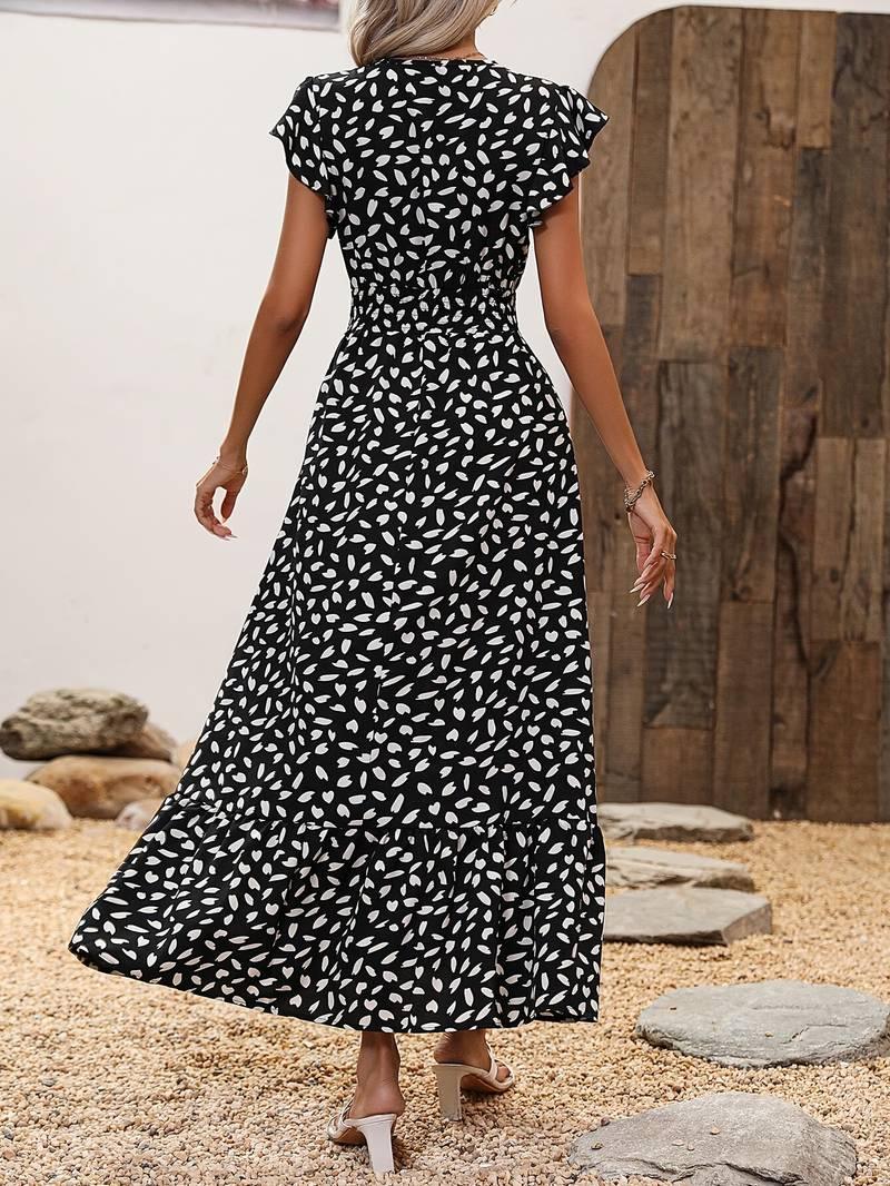 Samantha – a-linien-kleid mit allover-print - LOVEZOE