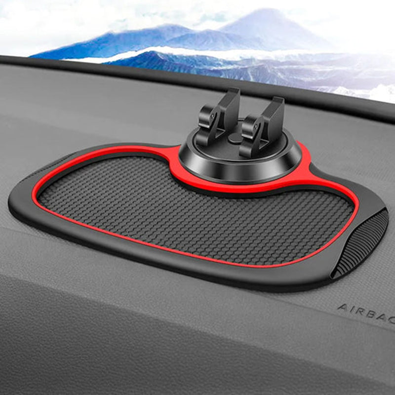 Anti-Rutsch-Matte fürs Auto mit Handyhalter