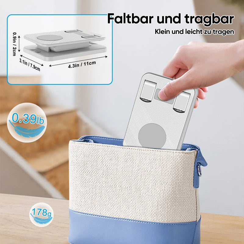 Faltbarer, um 360° drehbarer Pad-/Telefonhalter