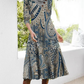 Midikleid mit Paisley-Print