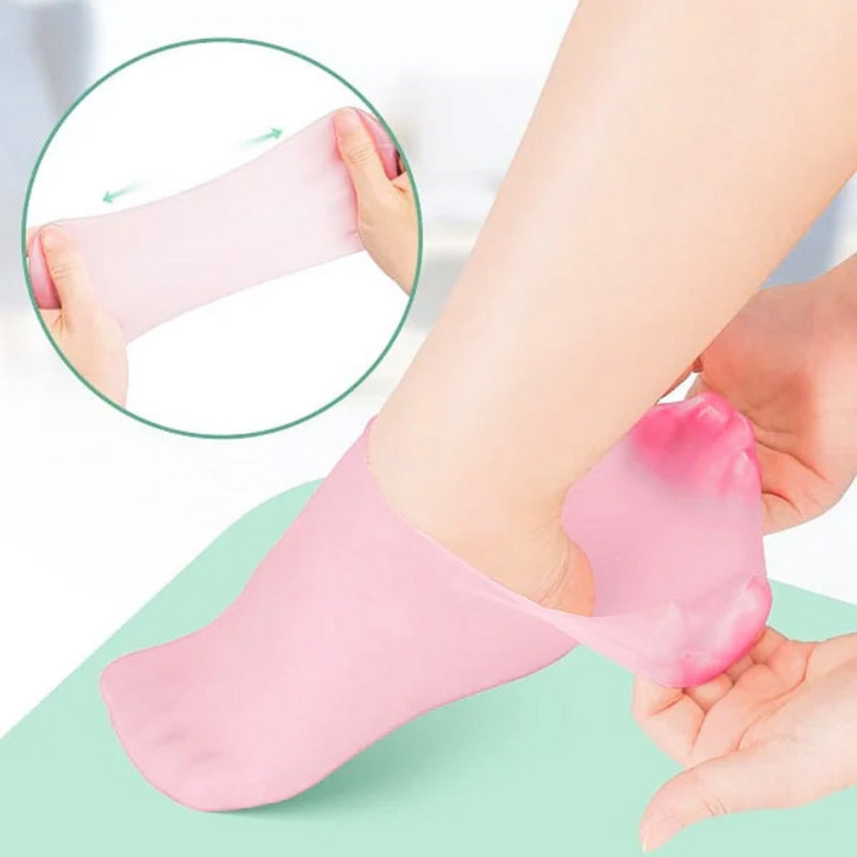 Silikonsocken für Frauen für Spa und Pediküre