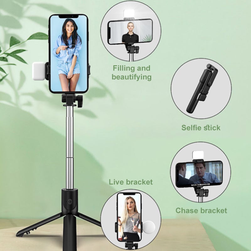 6 in 1 kabelloser Bluetooth Selfie Stick