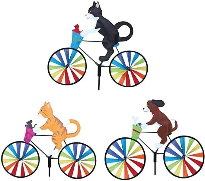 Katze Fahrrad Wind Spinner