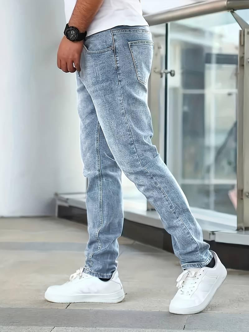 Jacob – lässige jeans mit mittlerem stretchanteil für herren - LOVEZOE