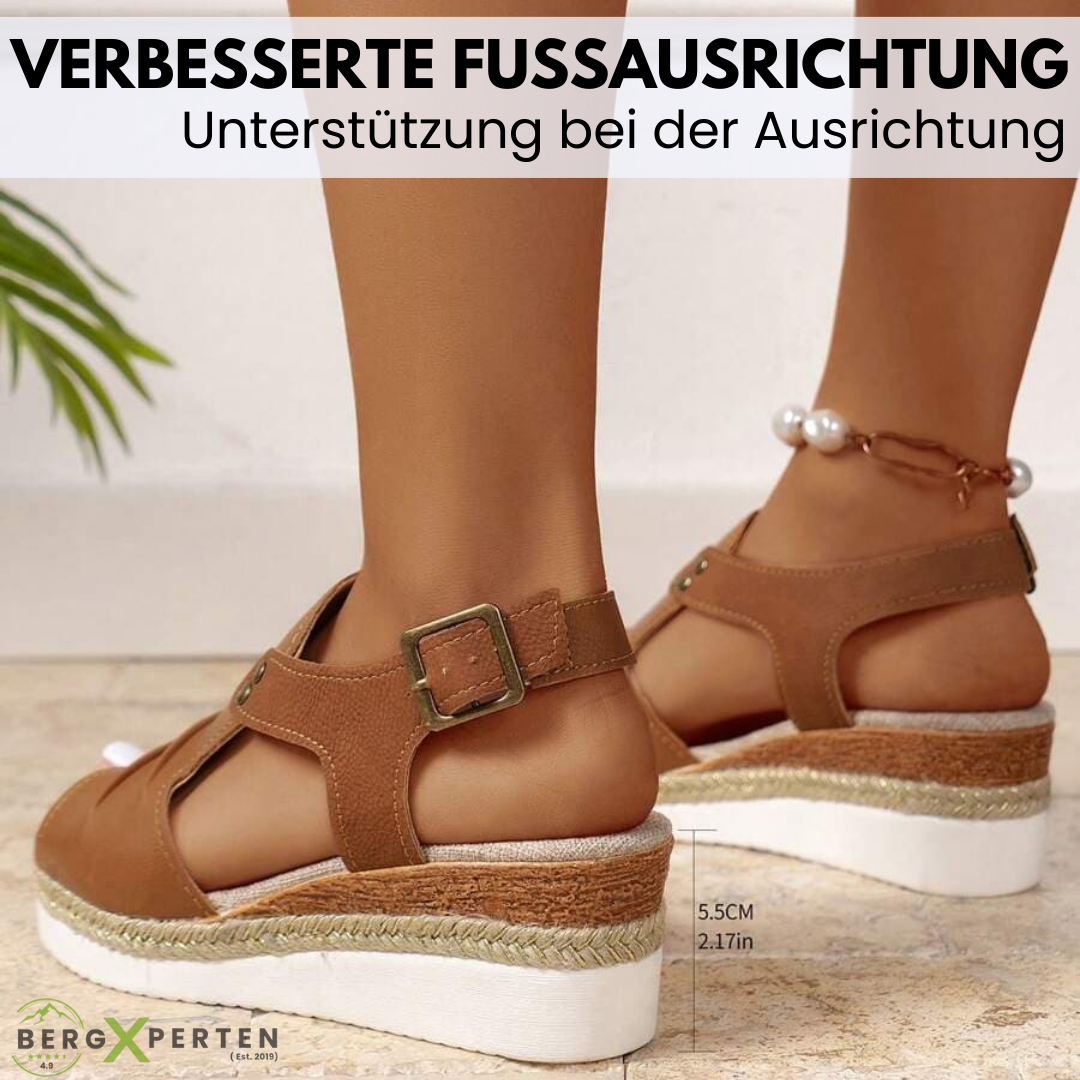 OrthoLuxe™ - ergonomische schmerzlindernde Sandalen für den Sommer