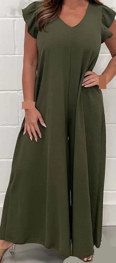 Lässiger Jumpsuit mit weitem Bein